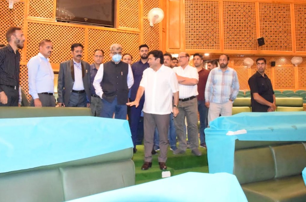 Atal Dulloo reviews progress of renovation of Assembly Complex Sgr