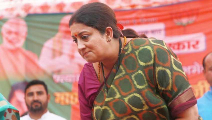 Contest from Gujarat: Smriti Irani dares Rahul Gandhi