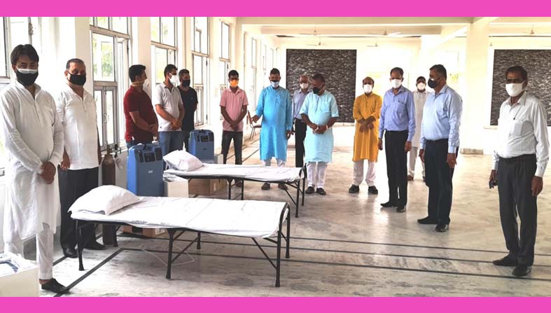 Jugal Kishore MP established Covid Care Center at Kamala in Vijaypur