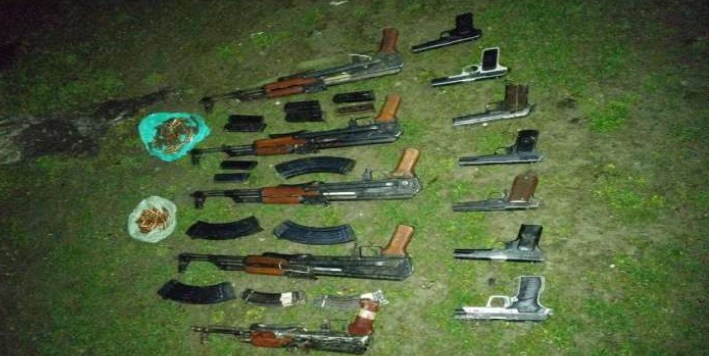 J&K: Huge cache of arms, ammunition seized in Kupwara district