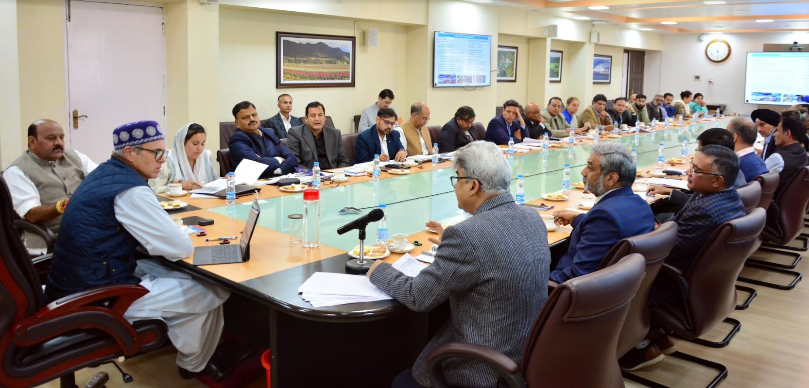 Chief Minister reviews development activities in various departments