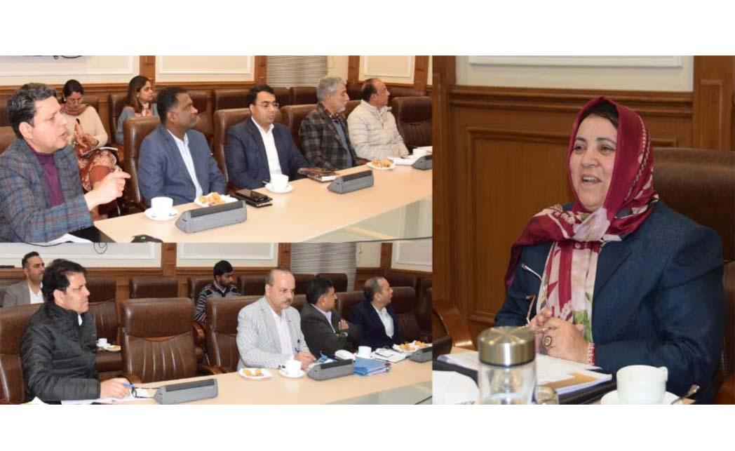 Sakeena Itoo reviews preparations for International Women’s Day celebration across J&K