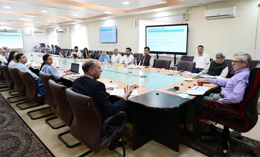 CM Omar Abdullah reviews Srinagar & Jammu Master Plans, Building Bye-Laws