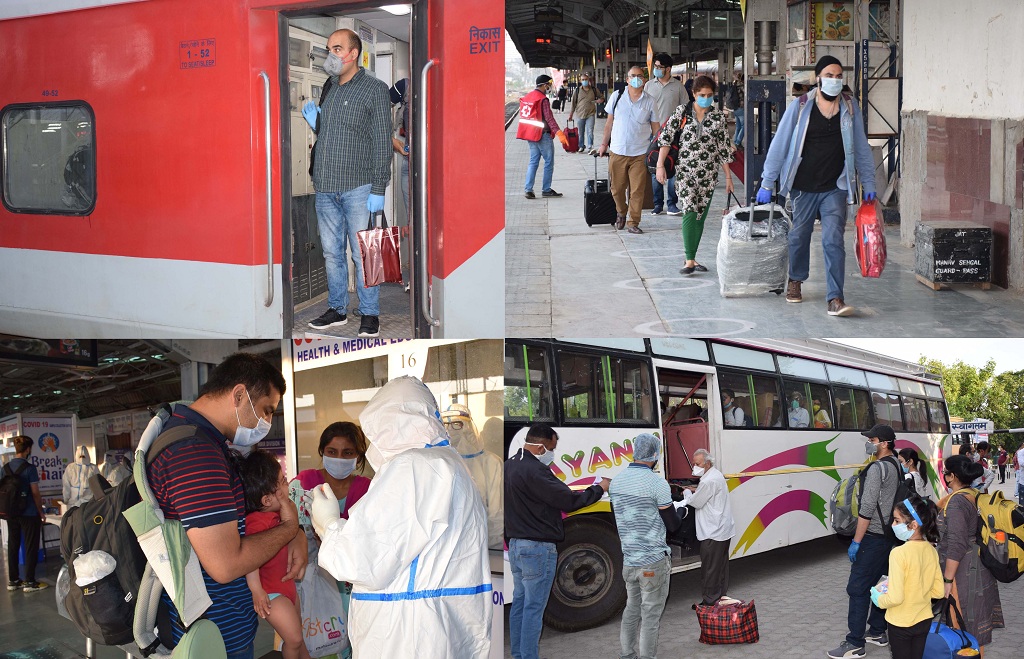 Govt evacuates 102,972 stranded JK residents; 72,589 via Lakhanpur, 30,383 through special trains