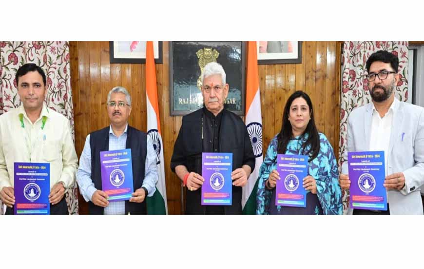 Lt Governor launches Rural Sanitation Directorate’s Swachh initiatives for Shri Amarnath Ji Yatra 2024