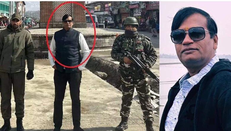 Alleged conman Kiran Patel brought from J&K to Gujarat