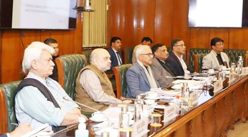 Amit Shah holds review meeting on J-K, says terror ecosystem abetting terrorist-separatist campaign should be dismantled
