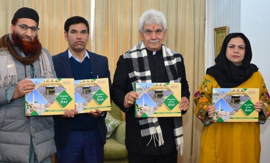 Lt Governor released J&K Haj Committee’s Coffee Table Book “The Spiritual Journey HAJ”