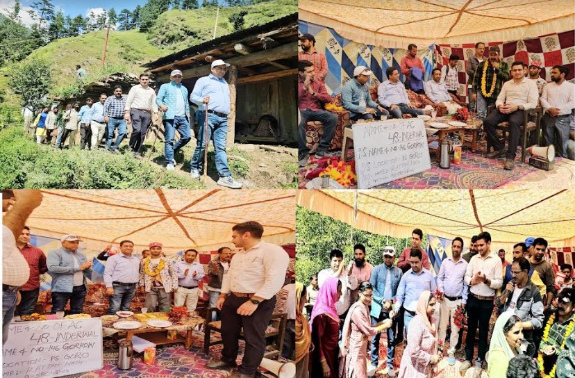 100% Voter Turnout at Gorrow Polling Station: DC Kishtwar treks 6 Hours to Celebrate the Milestone with proud electorates 