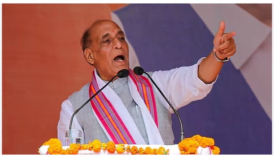 INDIA bloc misleading country on reservation, says Rajnath Singh