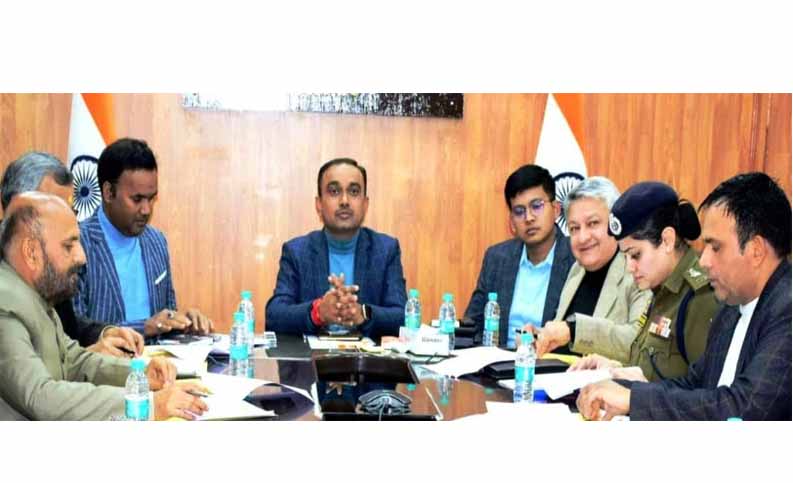 Div Com chairs Shri Shiv Khori Shrine Board Meeting