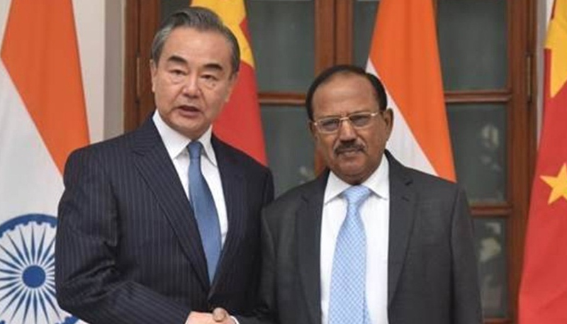 Visiting Chinese FM Wang and NSA Doval hold talks