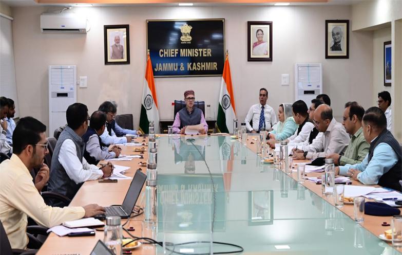 CM Omar Abdullah chairs high-level meeting to review post-flood relief & restoration measures across J&K