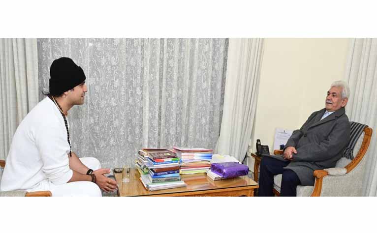 Renowned singer Jubin Nautiyal calls on Lt Governor