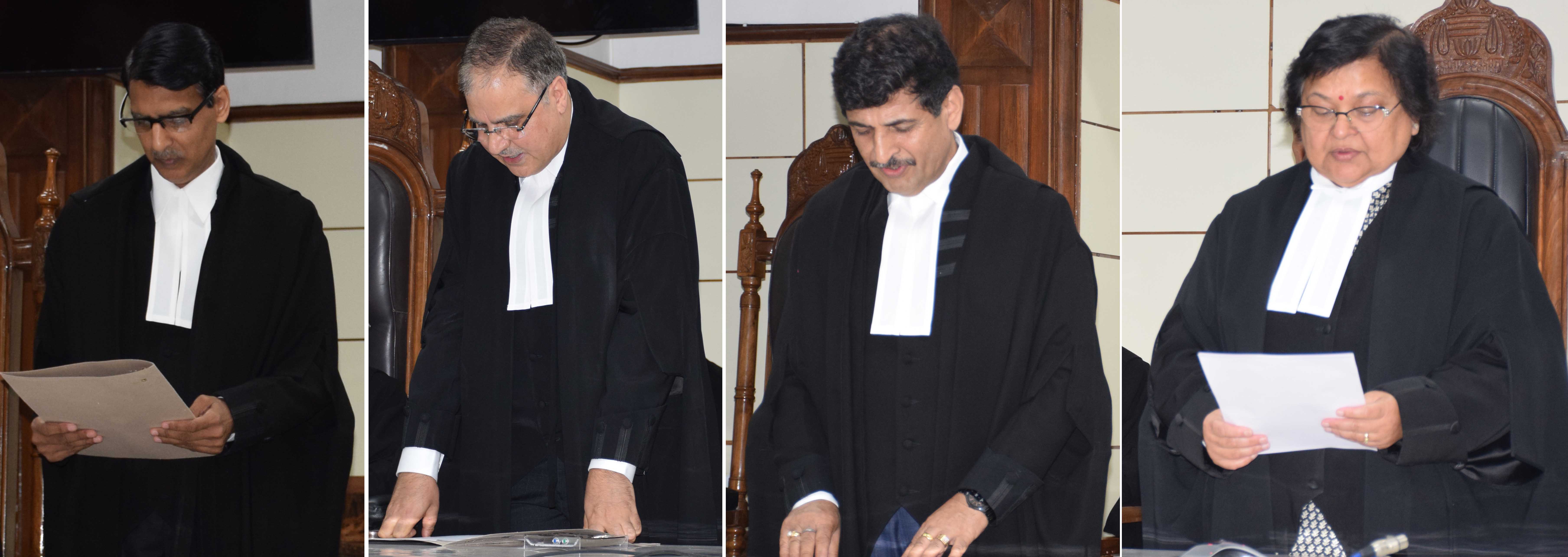 Three High Court judges administered oath of office by Chief Justice