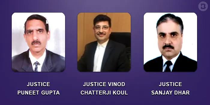 Vinod Koul, Sanjay Dhar and Puneet Gupta appointed Judges of J&K High Court