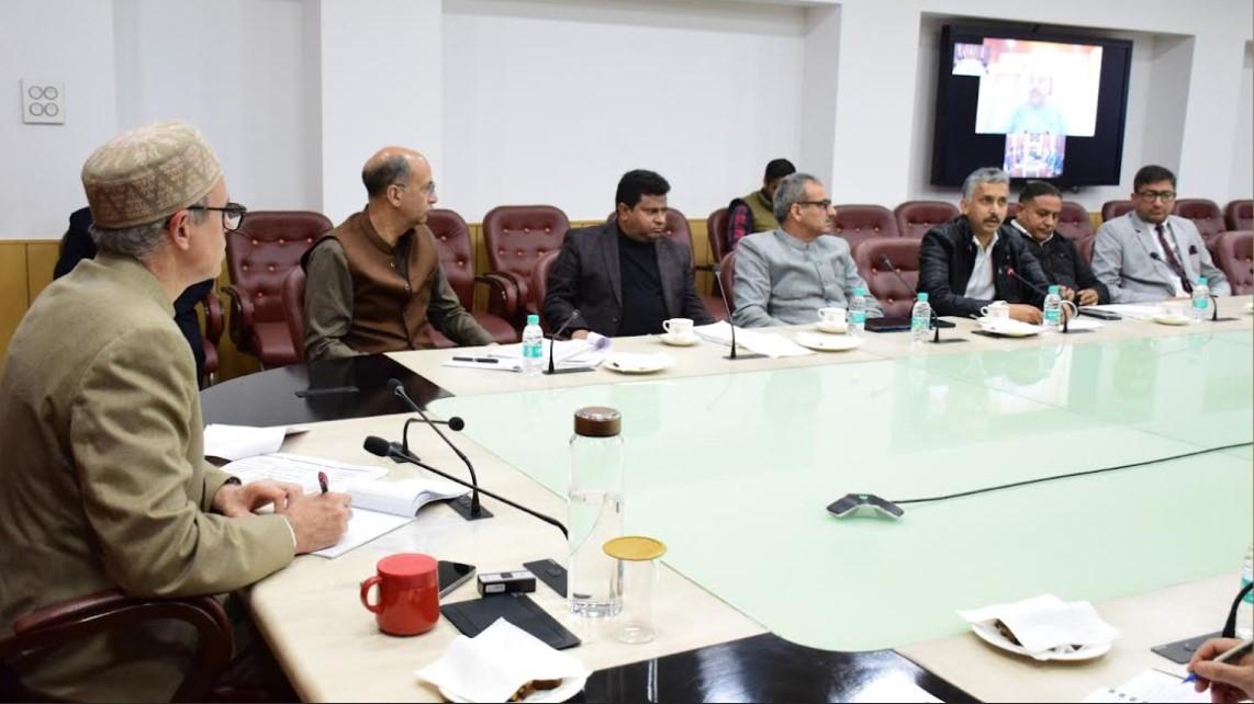 CM Omar Abdullah holds pre-budget consultation with public representatives from Rajouri, Poonch