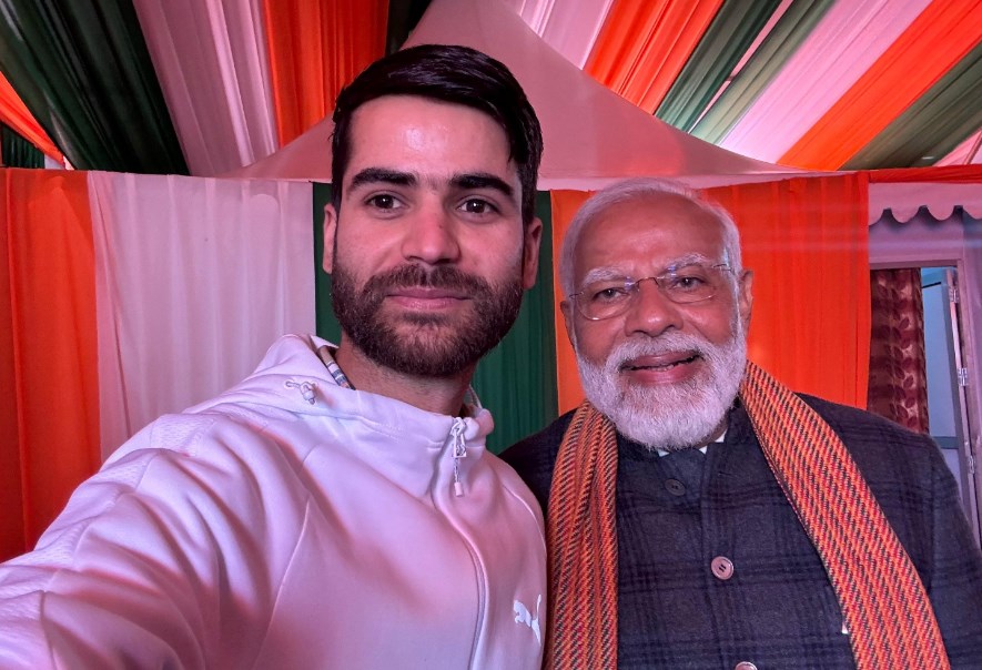 Prime Minister Narendra Modi takes selfie with Kashmiri youth, calls him 'friend'