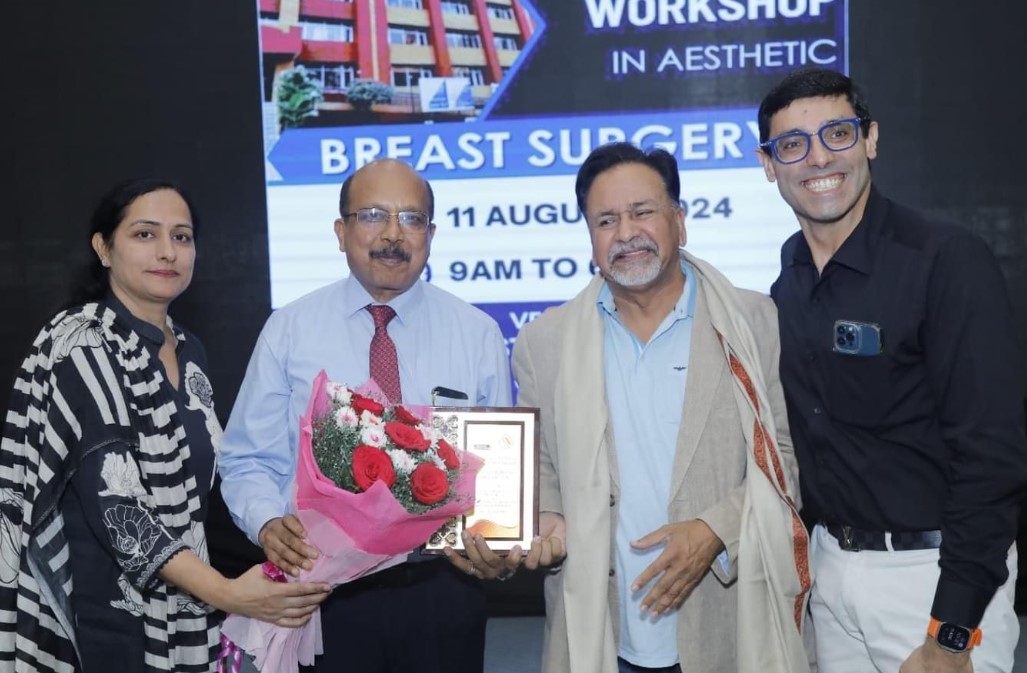 First ever live aesthetic breast surgery workshop organised at CMC Ludiana