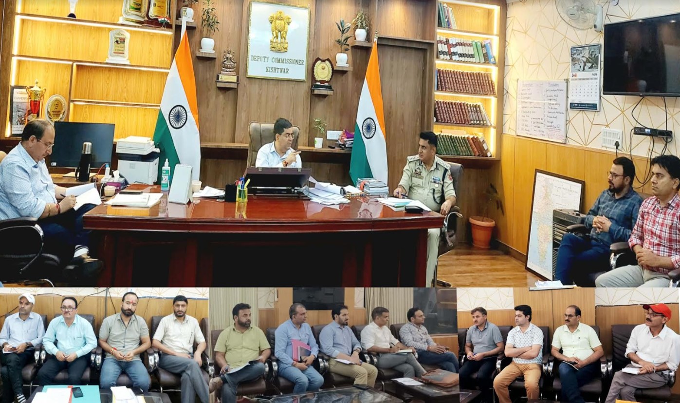 Assembly Elections-2024: DEO Kishtwar reviews action plan for crucial democratic process