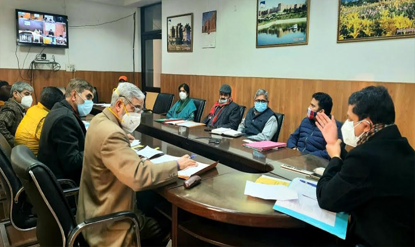 Div Com Jammu reviews progress of land acquisition newly sanctioned GDCs, KVs