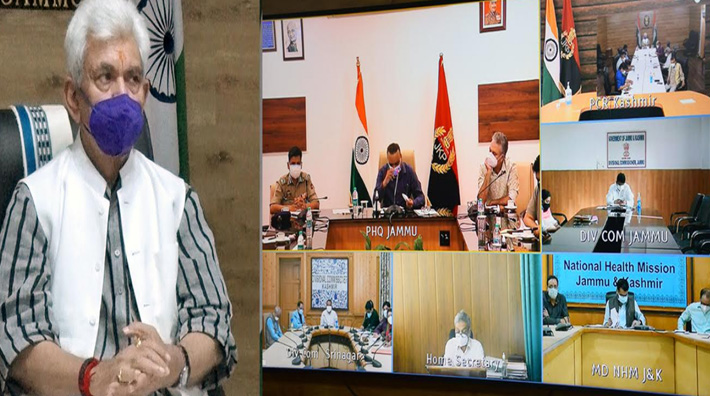 Lt Governor closely monitoring the Covid situation in J&K