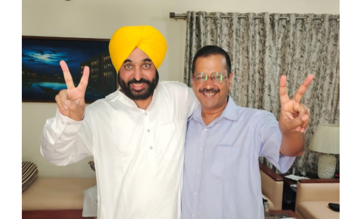 AAP appears heading for clean sweep in Punjab, leading in 88 of 117 seats; Cong, SAD stalwarts trailing
