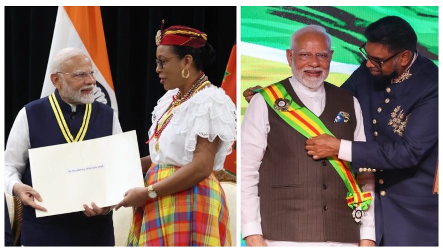 PM Modi to be conferred by Guyana, Barbados top awards