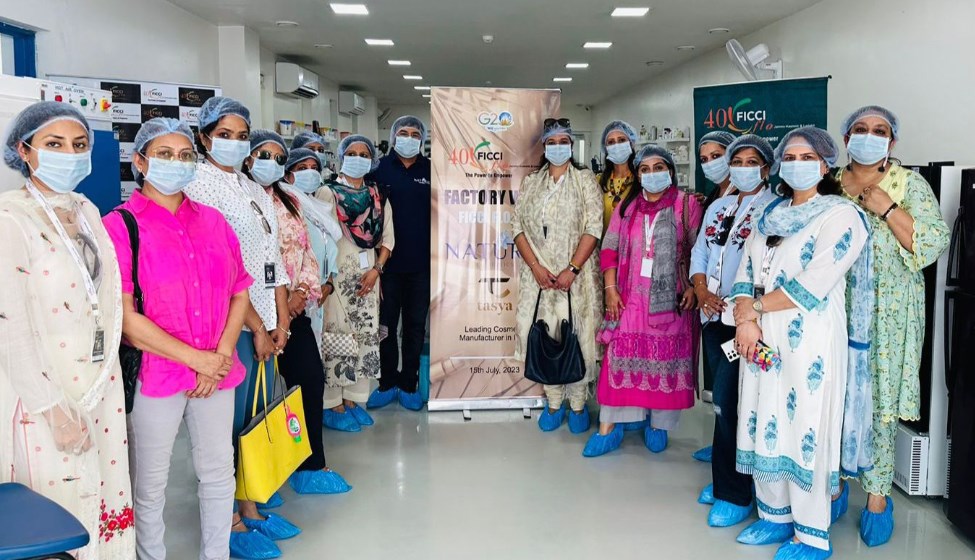 FICCI FLO JKL conducts industrial visit to M/s Naturis Cosmetics