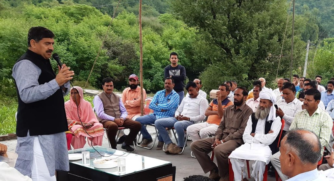 Jugal Kishore MP tours Sunderbani-Nowshera and Kalakote Assembly Constituency
