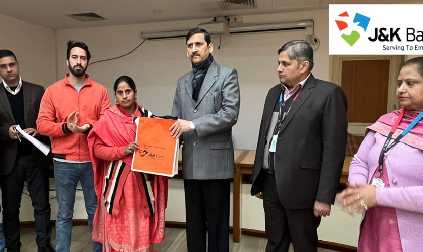 J&K Bank engages 24 SHG members as Business Correspondents in Jammu