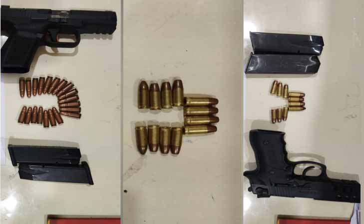  Arms recovered from 3 persons during search operation in Pulwama, arrested