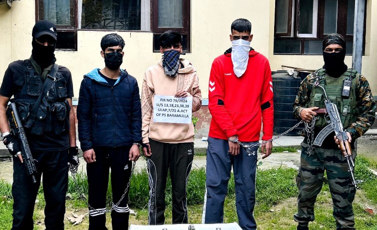 Security forces bust LeT terror module in J&K’s Baramulla, 3 arrested