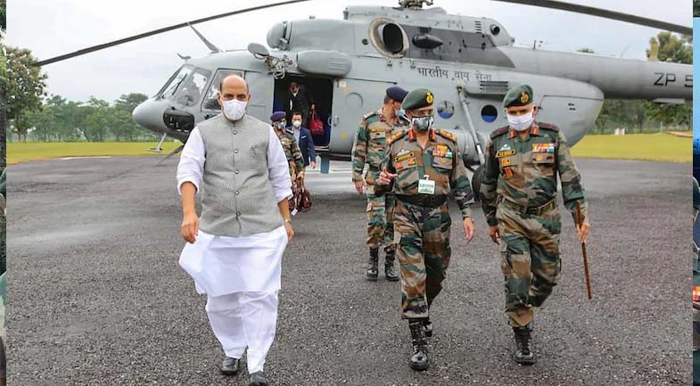 Indian army won’t let anyone take even an inch of our land: Rajnath Singh