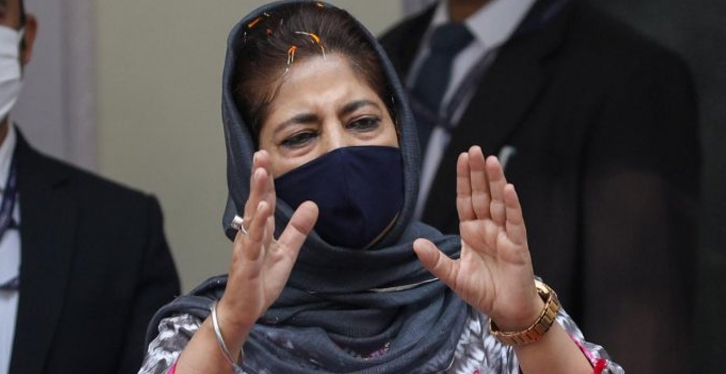  Mehbooba alleges minorities being punished, no action against real land mafia