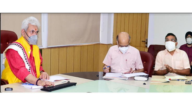 LG directs for completion of PWD works underway on Shri Amarnath Ji Yatra routes on priority
