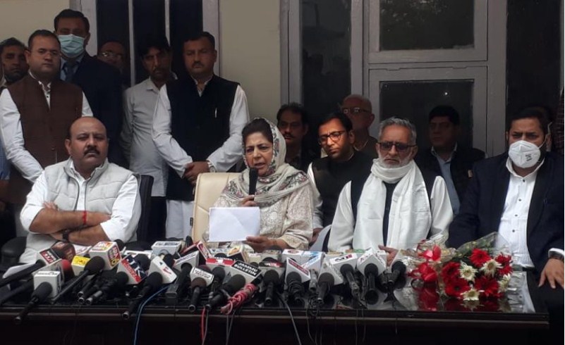 Jammu and Kashmir youth don't have option than to pick up arms: Mehbooba Mufti