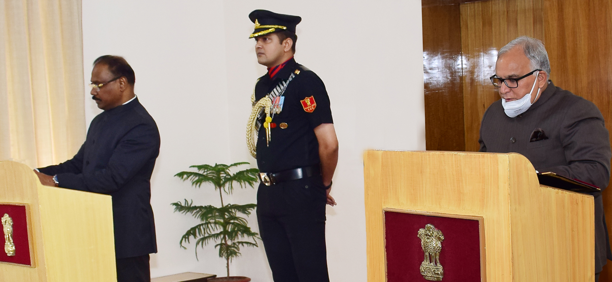 B R Sharma takes oath as Chairman JK Public Service Commission 