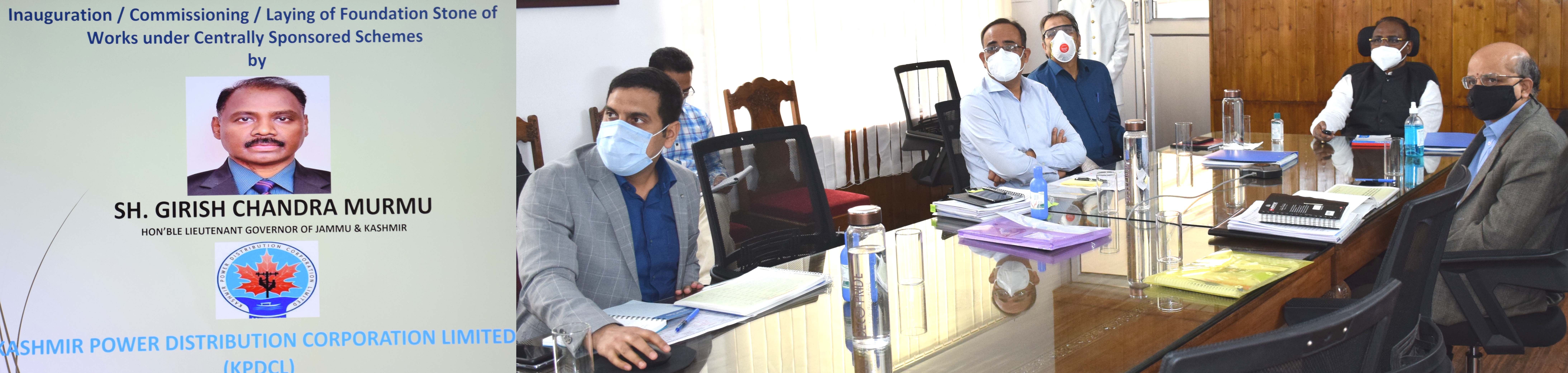 L-G e-inaugurates 15 School Infra and 10 Power Projects; Power cuts in Kashmir to reduce by 6-8 Hours in Winter