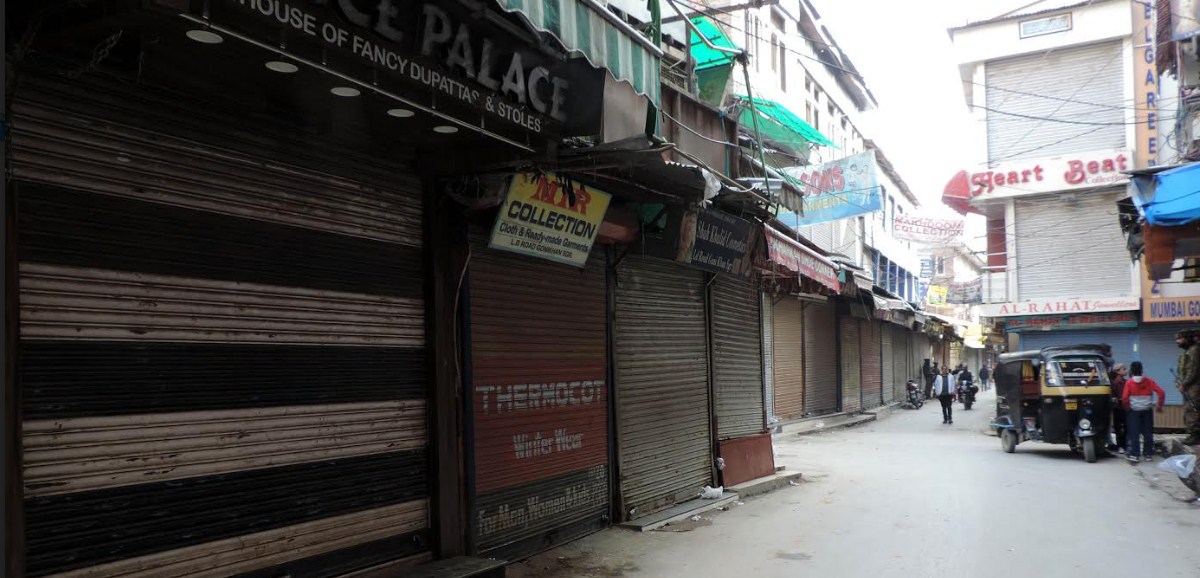 Life remains affected due to strike in Kashmir since August 5