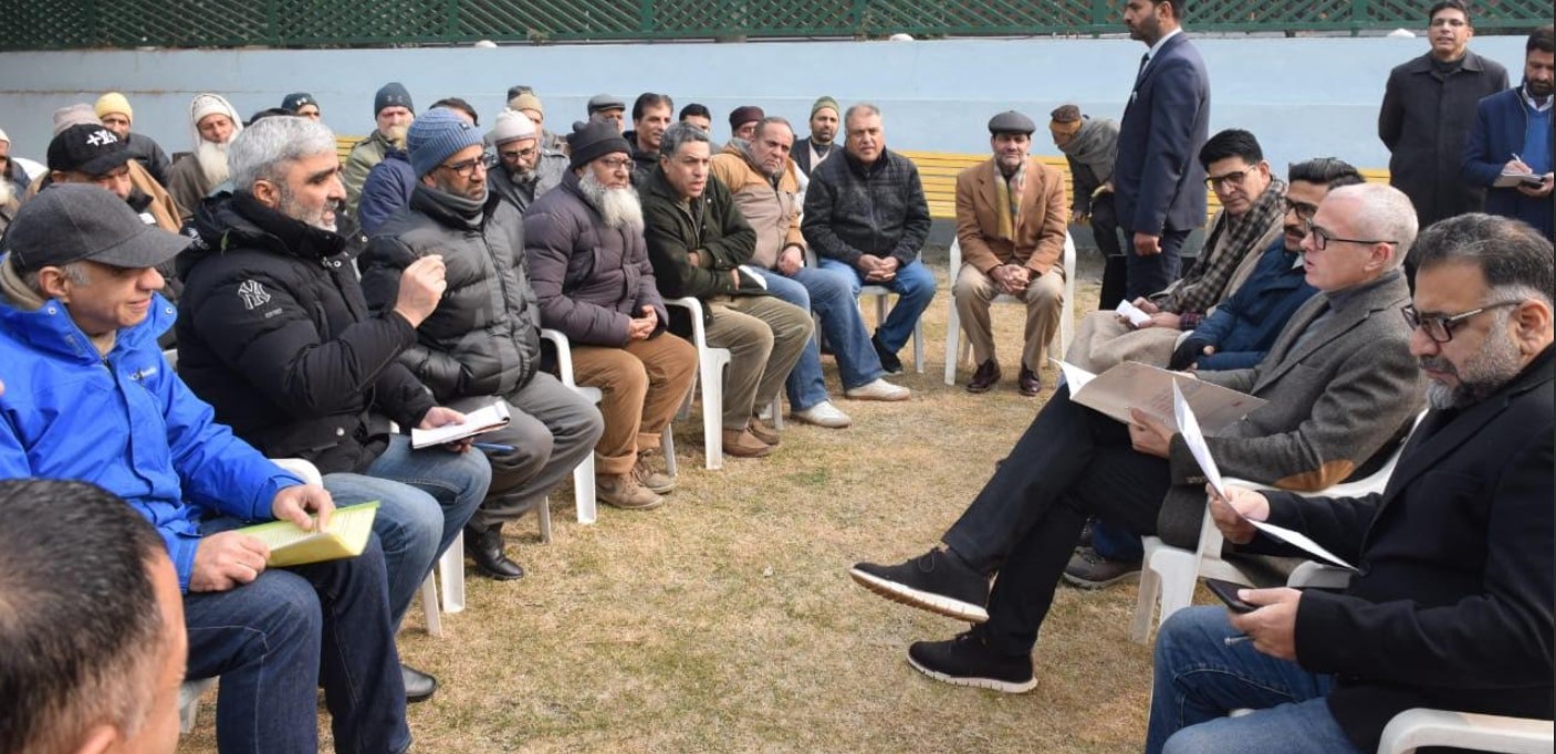 Chief Minister Omar Abdullah listens to people’s grievances