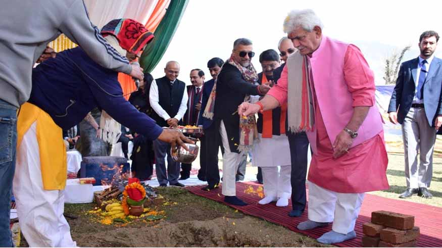 LG lays foundation stone for Rs 250 crore Mall at Sempora, says first ‘direct foreign investment in J&K’
