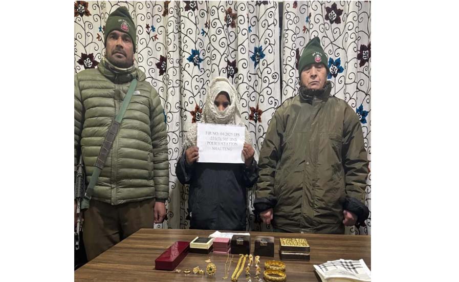 Maid arrested for stealing jewellery from Srinagar home: J-K Police