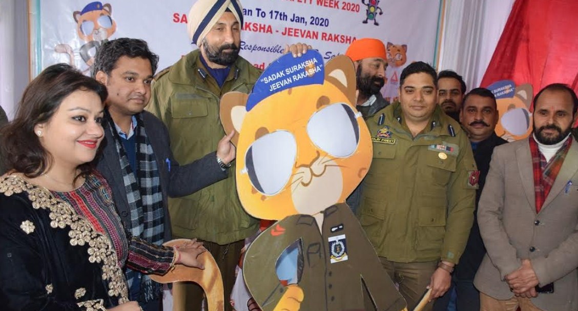 Road safety Mascot unveils at Udhampur