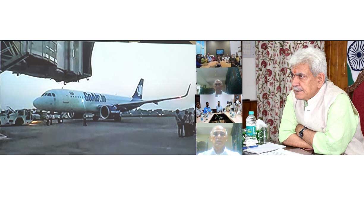 Lt Governor inaugurates much-awaited Night Flight Operations at Jammu Airport