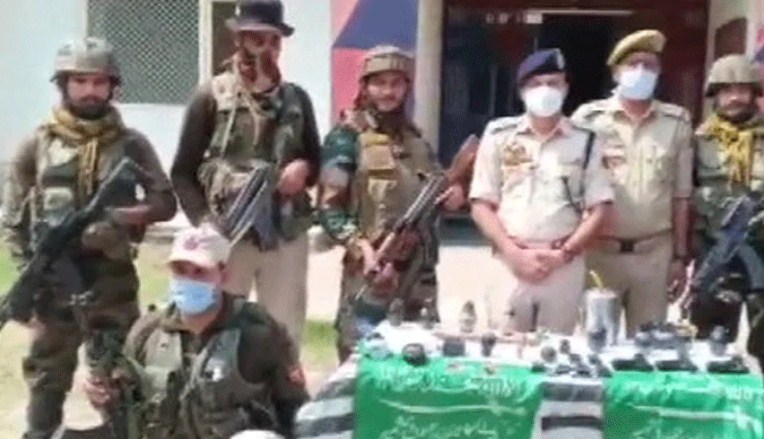 Two arrested with Chinese pistols, 11 grenades, IEDs materials in Jammu and Kashmir's Mendhar
