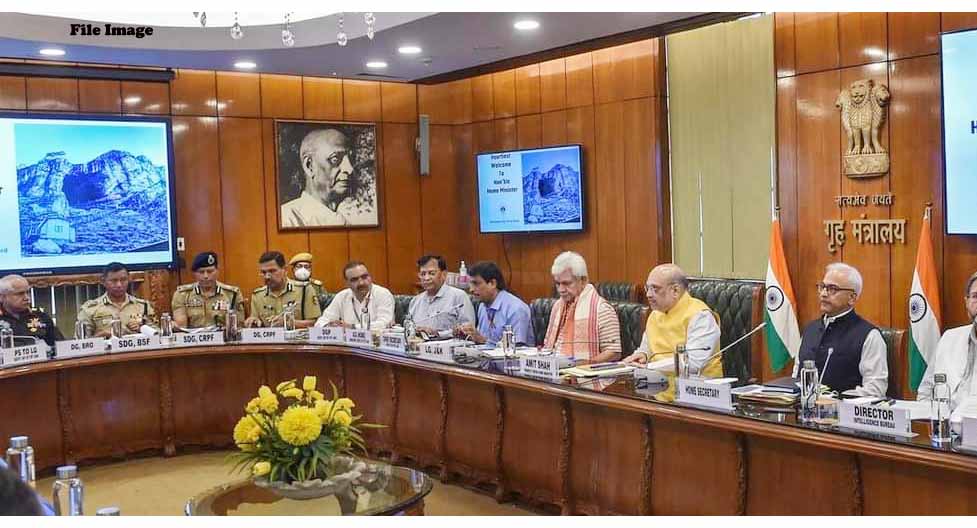 MHA to hold crucial meeting on J&K in Delhi today evening