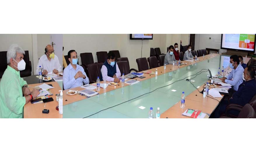 Lt Governor reviews developmental scenario of Srinagar