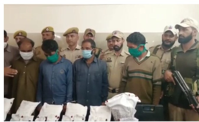 Mega Crackdown on Narco-terrorism In J&K’s, 5 Held with Narcotics and Weapons