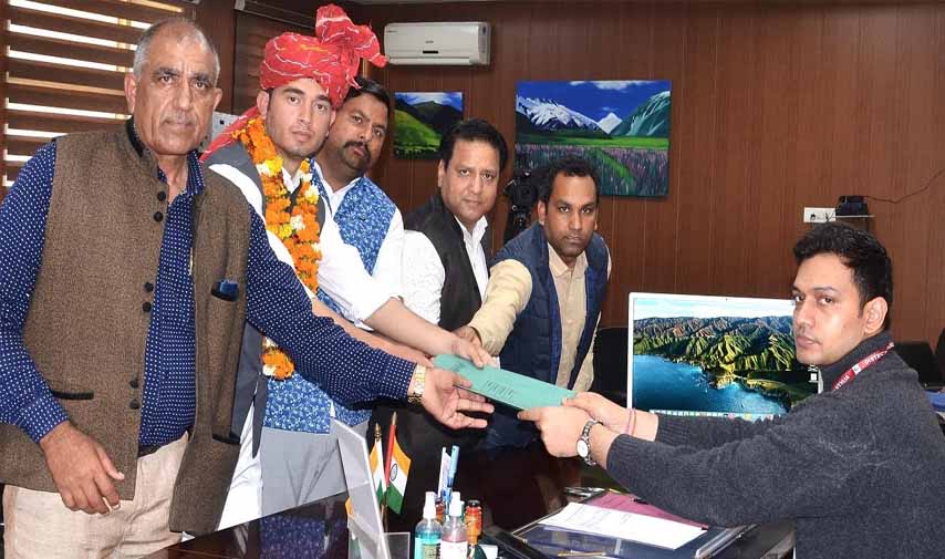 Three more candidates file nomination for Udhampur Lok Sabha seat
